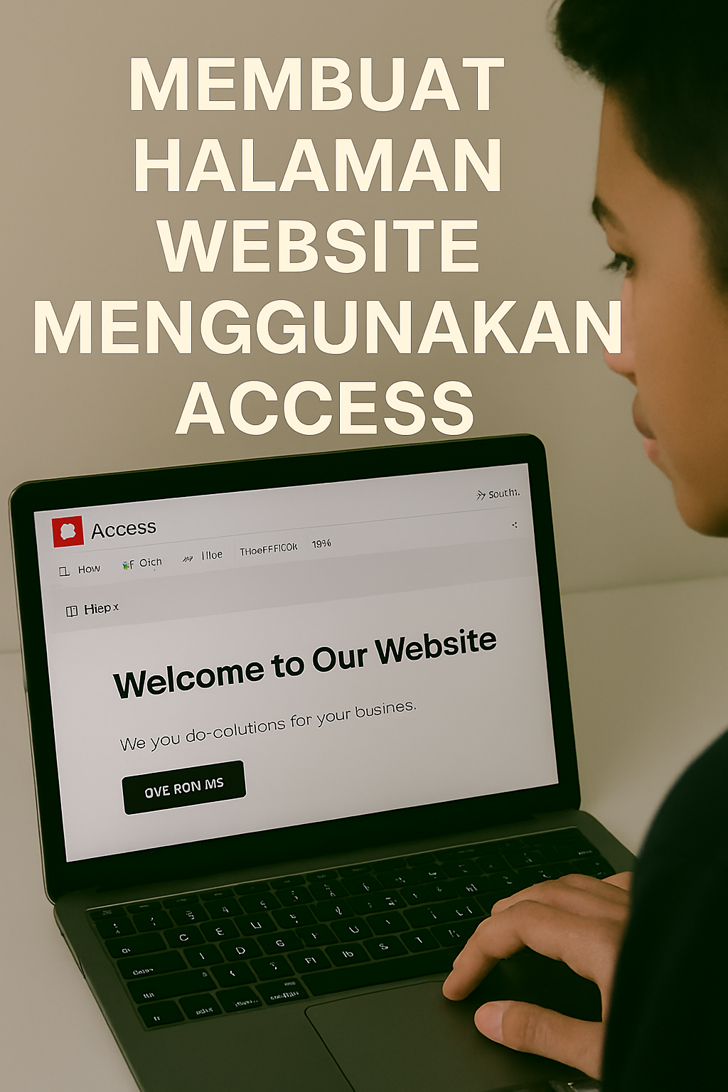 Membuat Halaman Menggunakan Akses