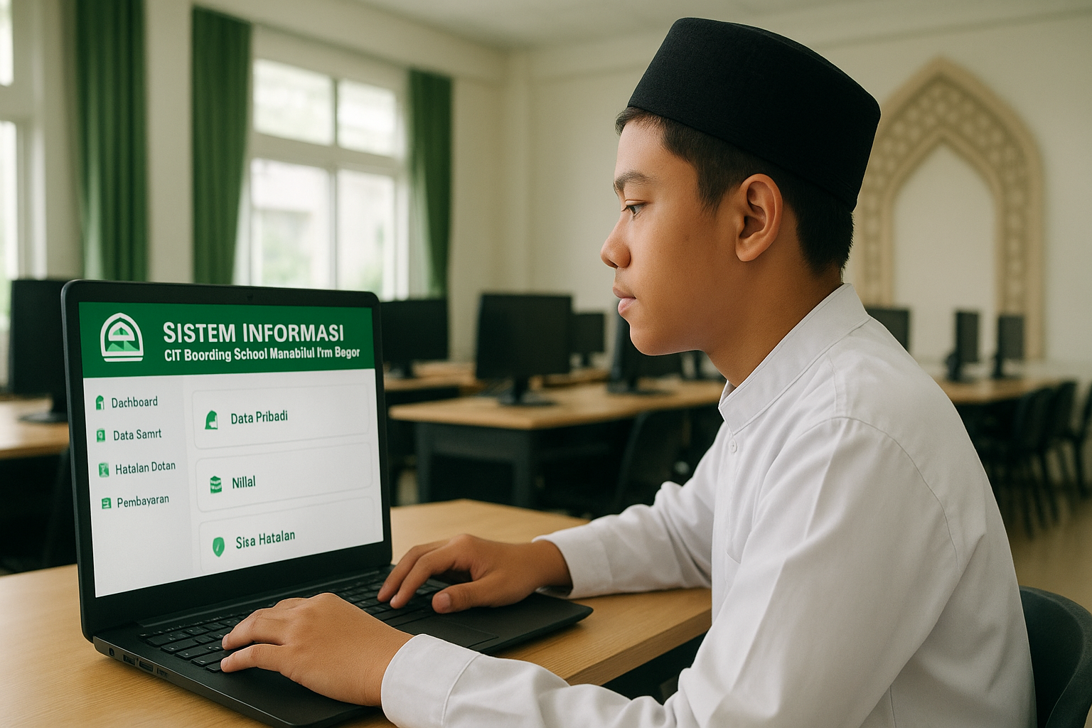 Web Sistem Informasi CIT Boarding School Manahilulilmi Bogor
